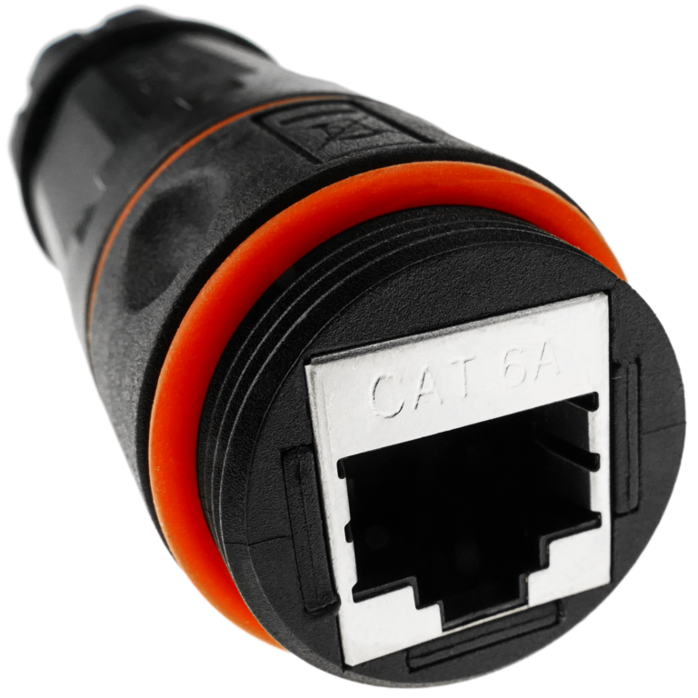 Ethernet joint connector waterproof HS CODE 85366190 | Para empalmes en ...
