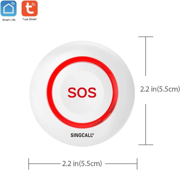 PJ-12 BOTON SOS WIFI PARA ALARMA PSGT HS 8523591054