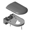 CBOX-DM-115 ADAPTADOR DE PARED PARA DOMOS IP PLASTICO