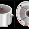 IPV-911.60-120CM SOPORTE DE TECHO TELESCÓPIC0 PARA DOMOS MOTORIZADOS HS 83024999 - Imagen 6