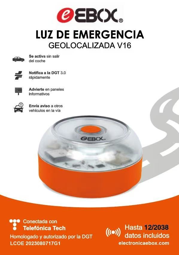 MI VP10144-A BALIZA V16 FICHA TECNICA ENSAYO TECNICO 2025121136G1 HSCODE 851220 - Imagen 2