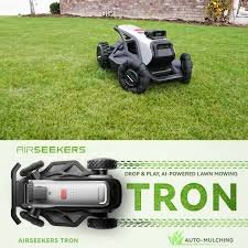 AIRSEEKERS TRON Robot Corta Cesped 2400m 15AH HS 8433.11 - Imagen 4